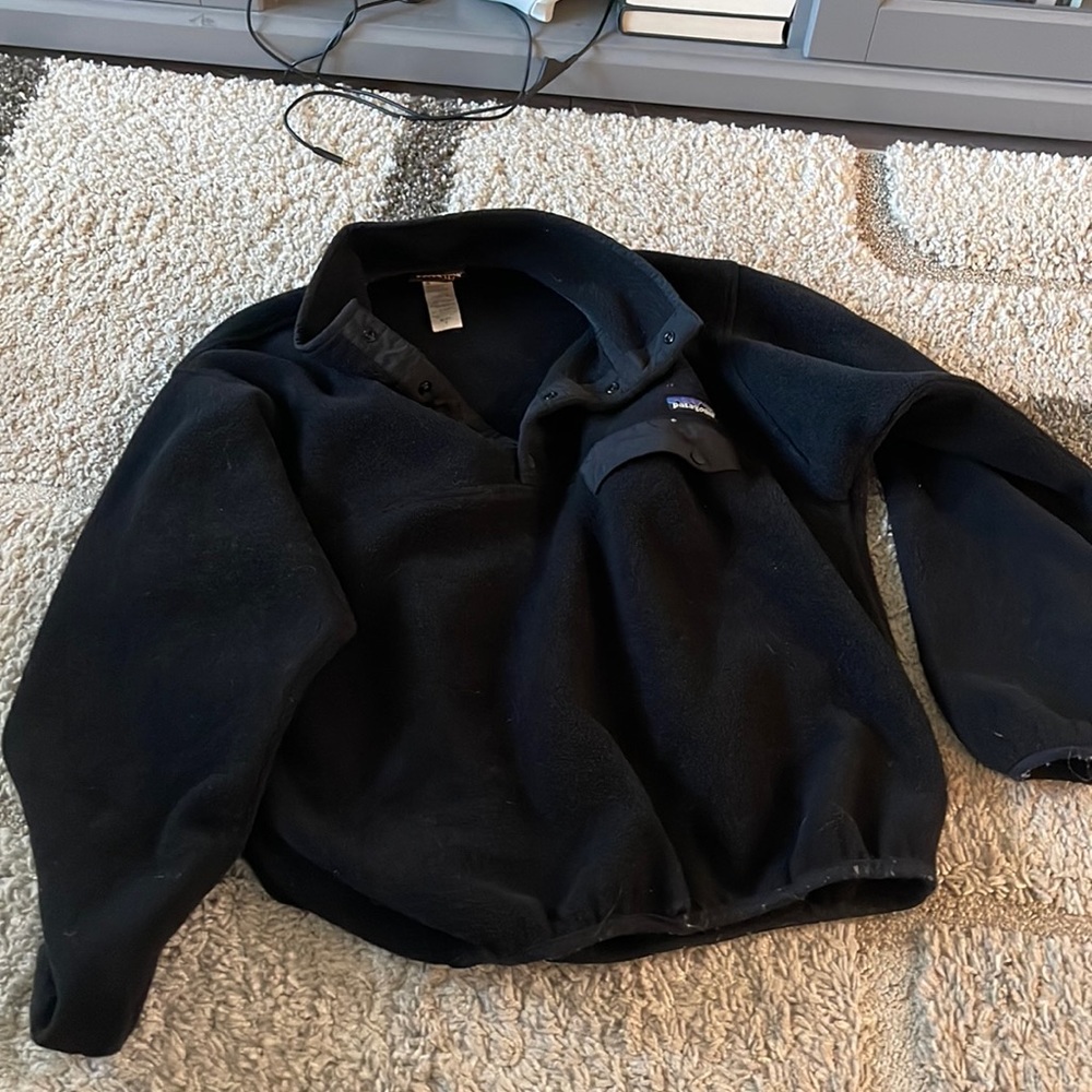 Half button sweater
